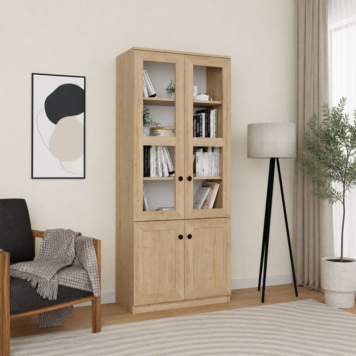 Hanah Home Lisa 1600-204 Armario Multiusos Roble Zafiro Hanah Home Lisa 1600-204 Armario Multiusos Roble Zafiro